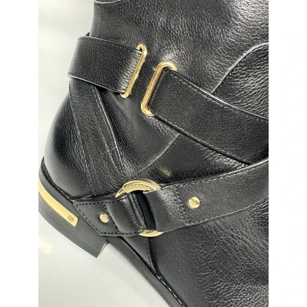 Vince Camuto Womens Preshent Over-The-Knee Riding Boots Size 6.5 Leather  NWOB